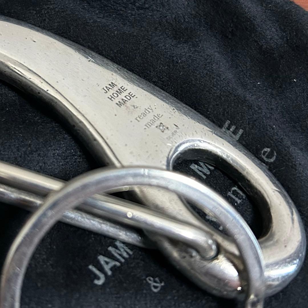 新品仕上げ JAM HOME MADE フック型キーホルダー カラビナ 木村拓哉