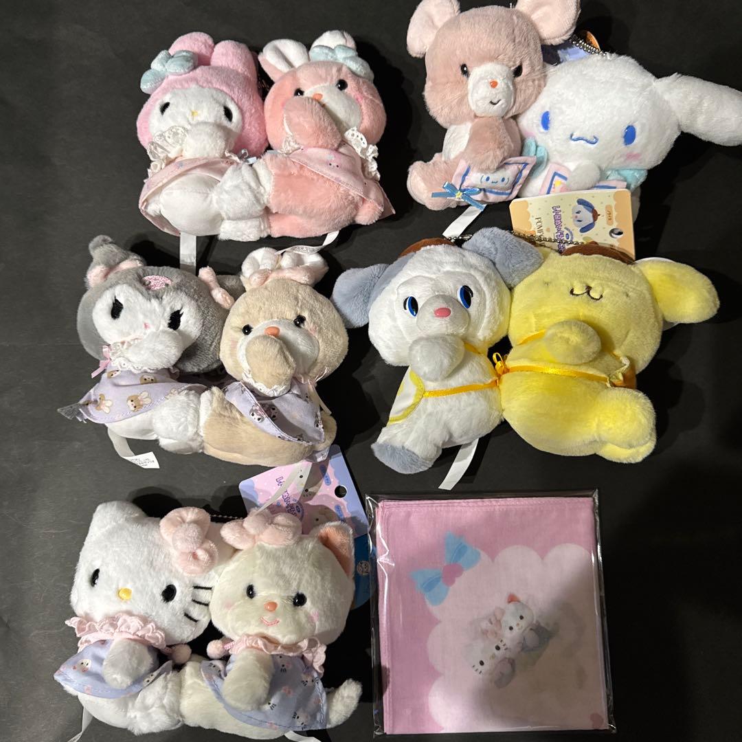 サンリオ 吉徳 レトロぬいぐるみこれくしょん マスコット 全5種