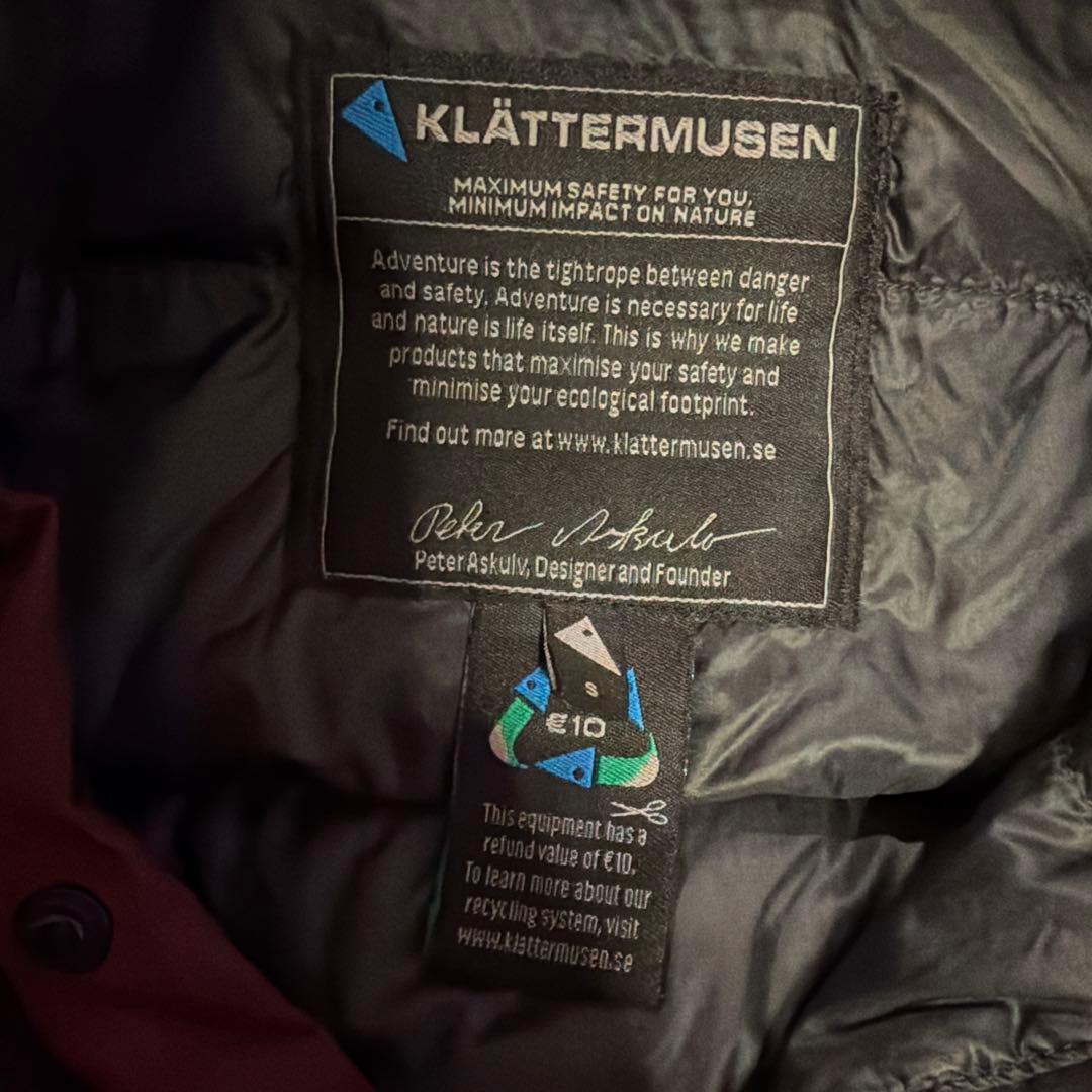 KLÄTTERMUSEN idun Tee 半袖 ダウン プルオーバー - メルカリ