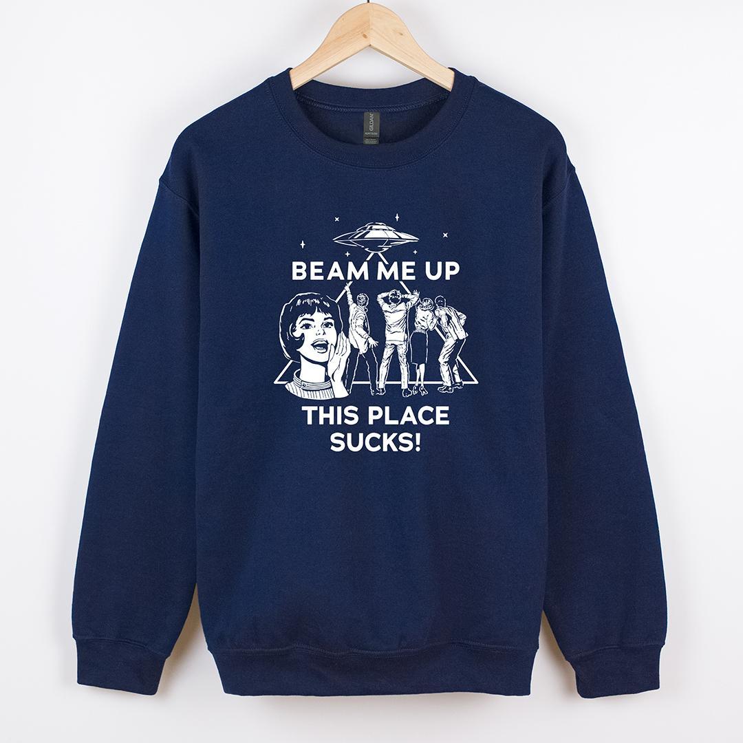 M ストレンジャーシングス スウェット ロビン BEAM ME UP トレーナー