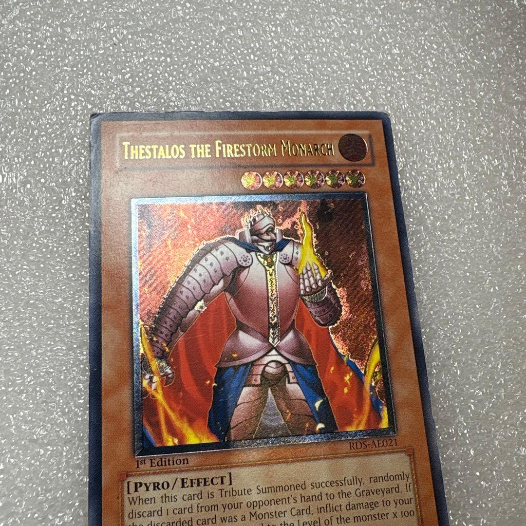 遊戯王 炎帝 テスタロス 旧 アジア 英語 レリーフ rds 1st - メルカリ