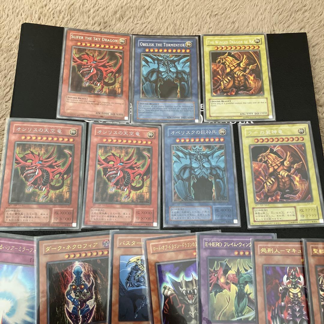 3幻神　オシリス　オベリスク　ラー　シークレット　gbi ゲーム　おまけあり 希少&プロモ】遊戯王 三幻神 英語版 シークレットレア オベリスク ラー