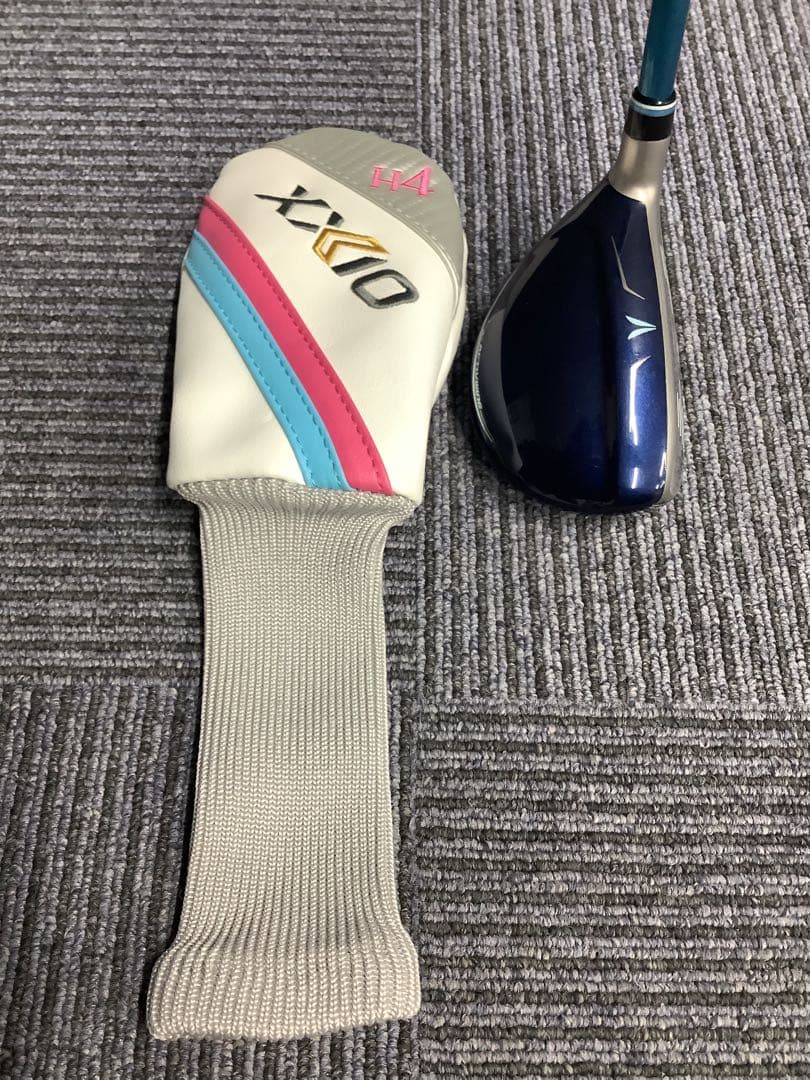 XXIO12 レディース ユーティリティ H4 Aシャフト シルバー/ブルーの