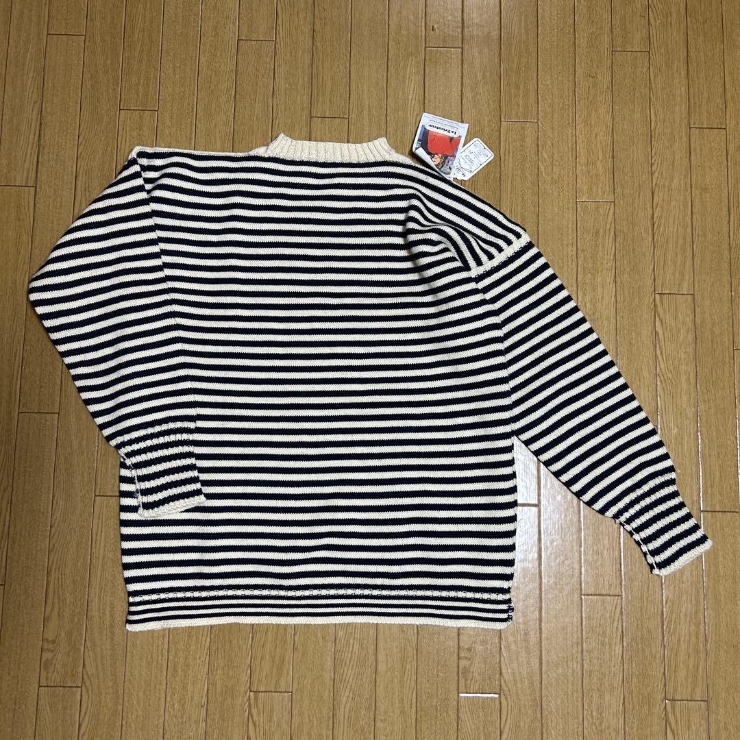 ルトリコチュール/イギリス製/ウール/ボーダー/ニット/セーター/未使用 Le Tricoteur（ルトリコチュール） ニット セーター