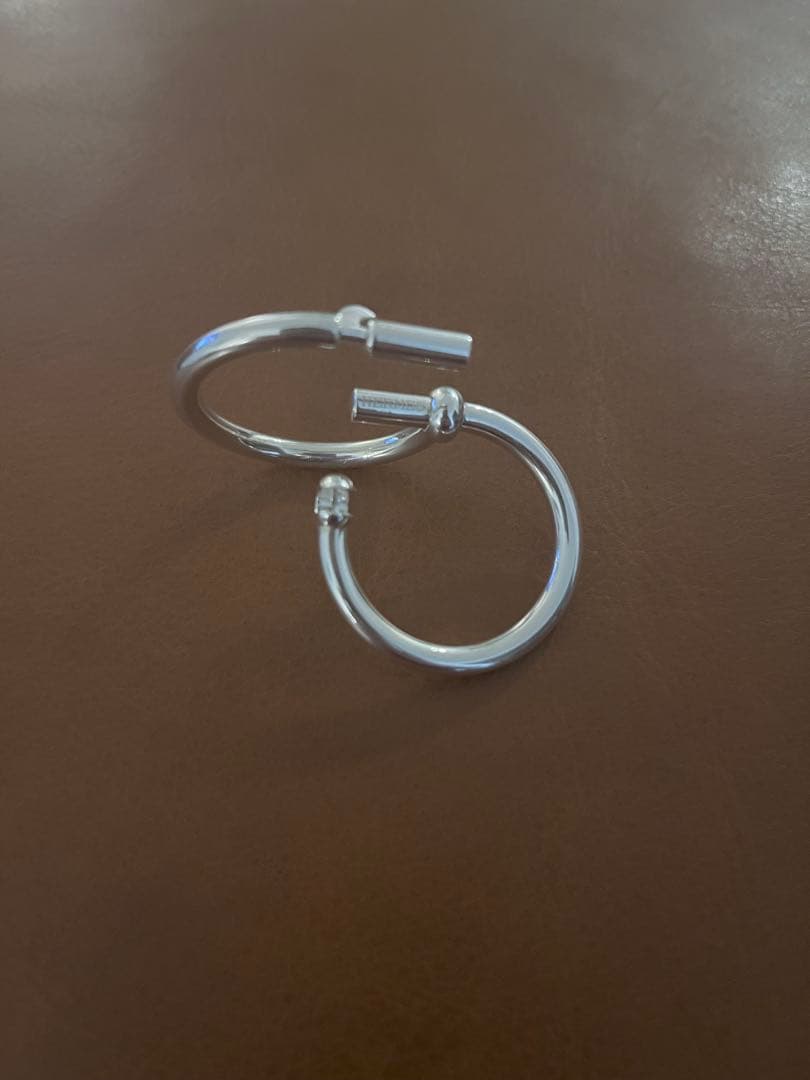 希少 エルメス hermes ヴィンテージ キーリング キーチェーン 925