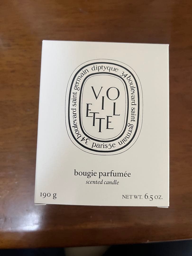 diptyque ヴィオレット コットン袋付き 正規通販】diptyque キャンドル VIOLETTE(スミレ) ディプティック
