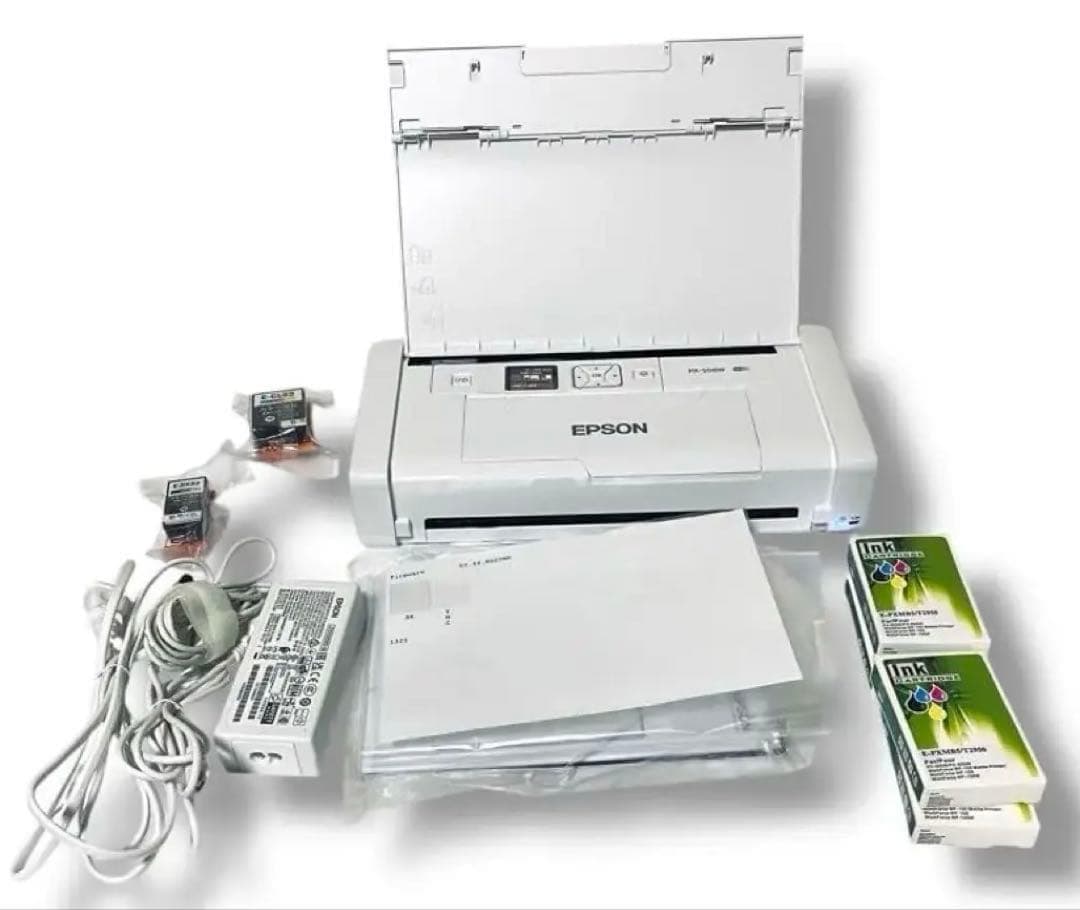 動作品 EPSON PX-S06 モバイル プリンタ 2022 インク おまけ - メルカリ