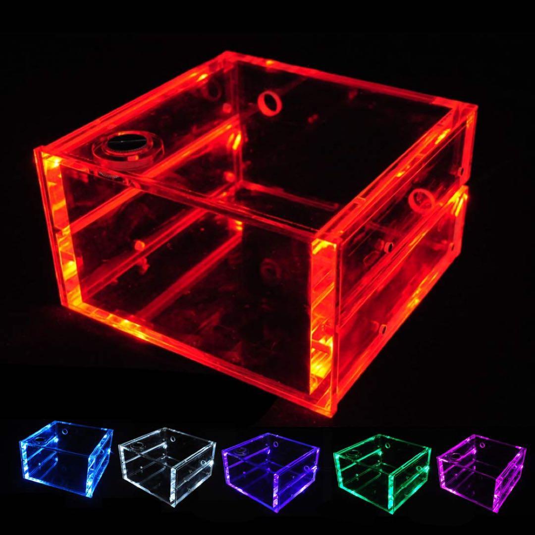 PC ウォーターリザーバー 1.25L 水冷冷却リザーバー すべて透明アクリル