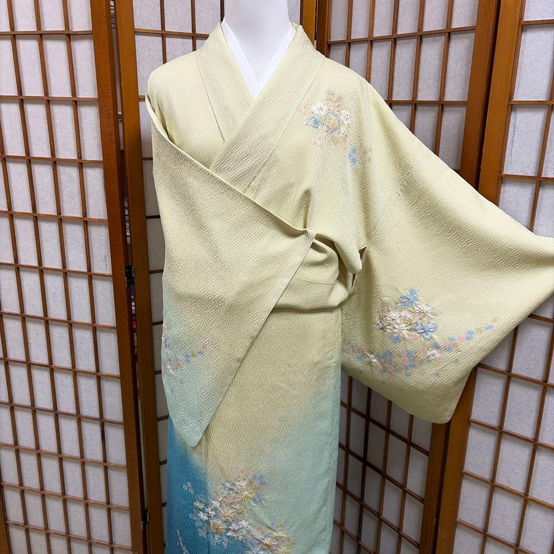 正絹　訪問着《辻ヶ花》