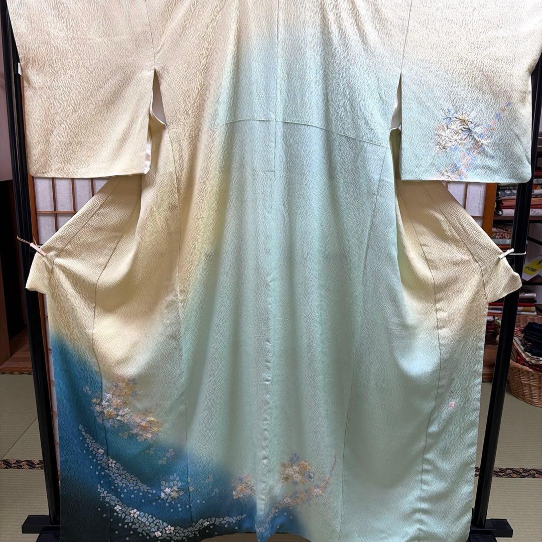 正絹　訪問着《辻ヶ花》