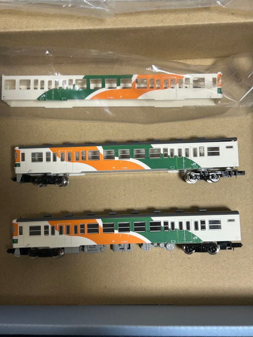 格安訳ありグリーンマックス 1156T JRキハ45形水郡線色 3両組立セット