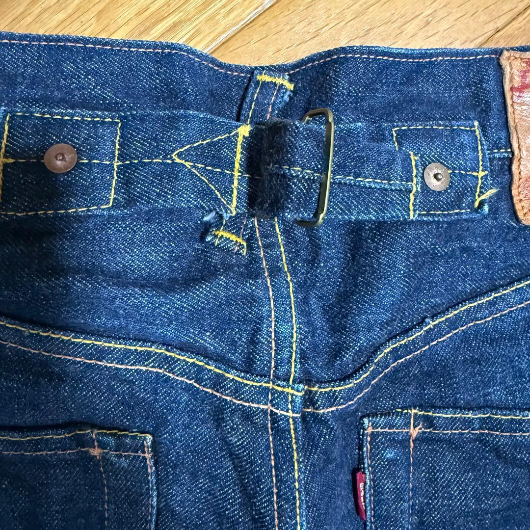 初期EVISU エヴィス エビスNo.2 2504 白カモメ シンチバック 虎耳