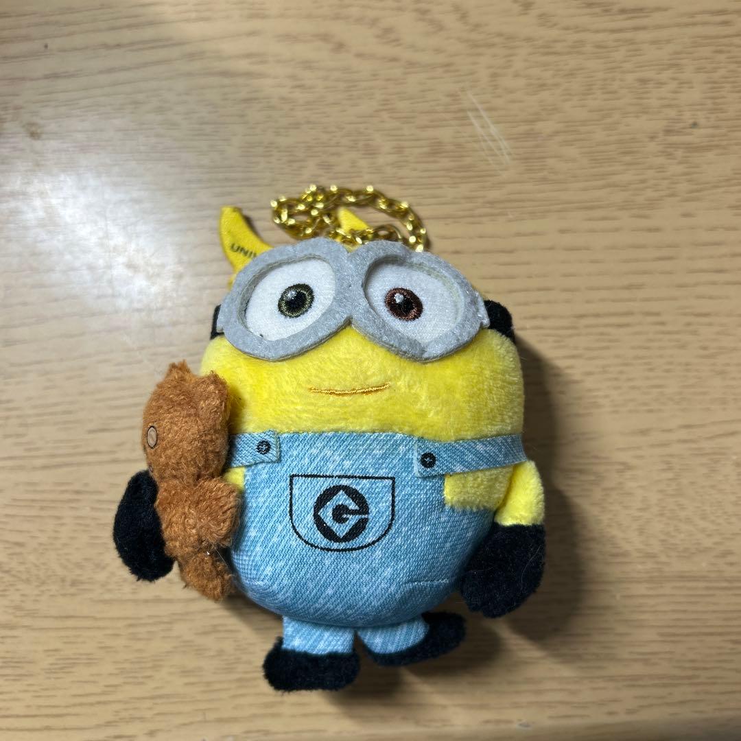 ミニオン キーホルダー デニム風 ミニオンズダブルファスナースマートキーケースTOE-212