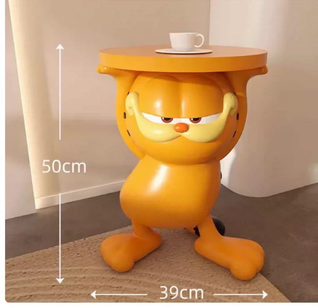 新品 ガーフィールド 特大 インテリア サイドテーブル 置物 - メルカリ