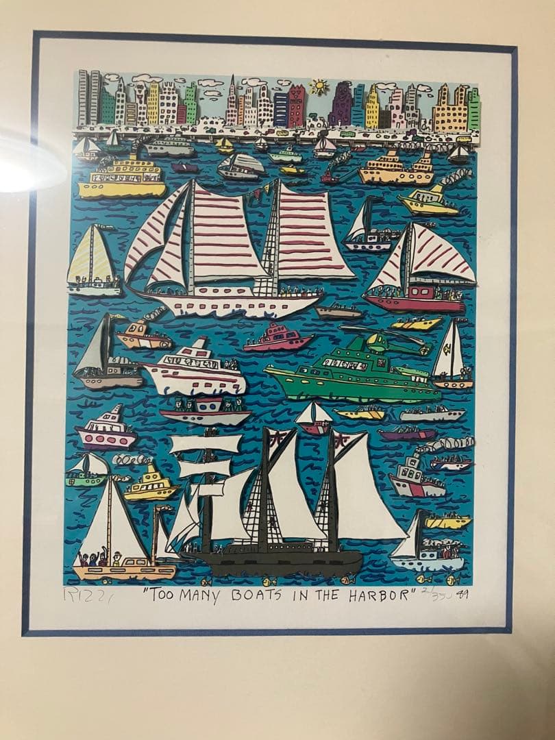 ネ*レ様 ジェームズ リジィ'Too Many Boats in the Har - メルカリ