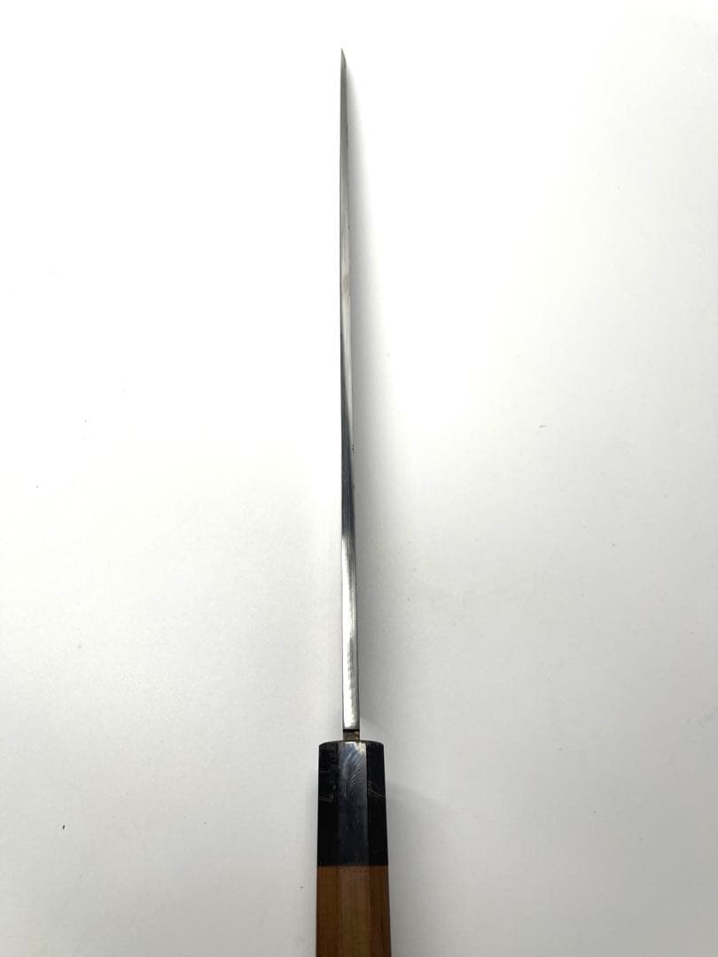 カリメロ様専用 柳刃包丁 墨流し 青鋼 別誂 - メルカリ