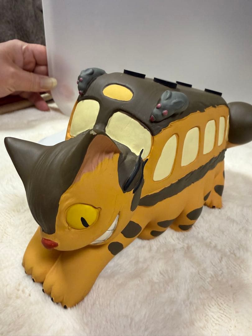 激レア】トトロ ネコバス テープカッター 置物 - メルカリ