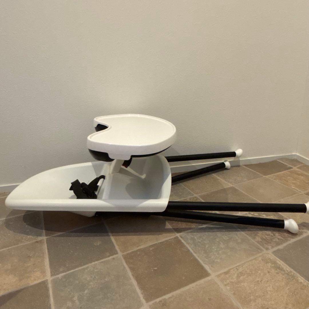 美品 BABY BJORN ハイチェアホワイト ベビービョルン - メルカリ