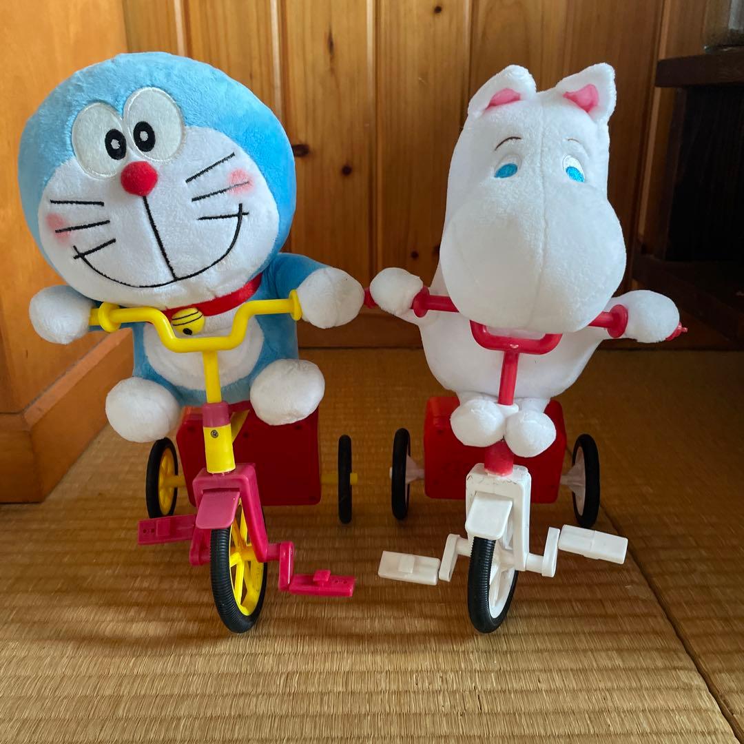 ドラえもんムーミン自転車ぬいぐるみ - メルカリ