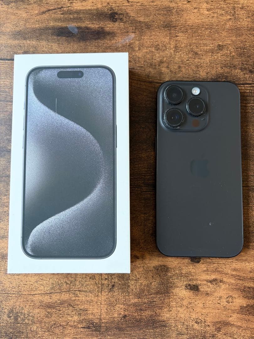 Apple iPhone 15Pro ブラックチタニウム　本体 iPhone 15 Pro 512GB - ブラックチタニウム（SIMフリー）[整備済製品