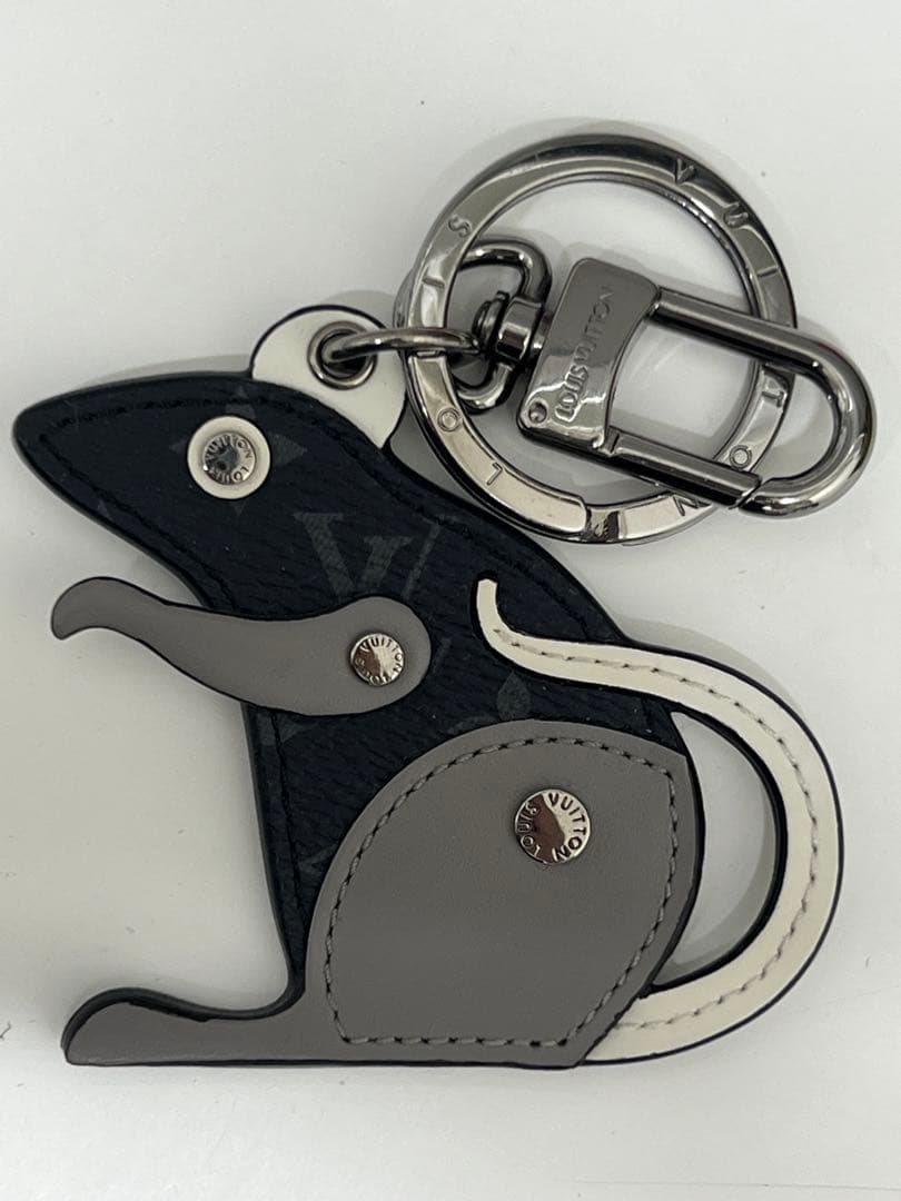 LV モノグラムエクリプス ポルトクレ ネズミ キーリング キーチャーム 楽天市場】LOUIS VUITTON ルイ ヴィトン モノグラムエクリプス