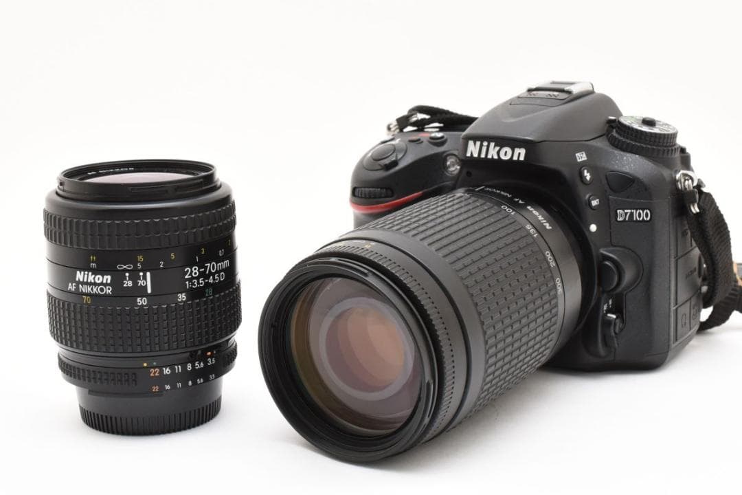 良品 Nikon D7100 ダブルレンズ/SD32GB/フィルム/スマホ転送 - メルカリ