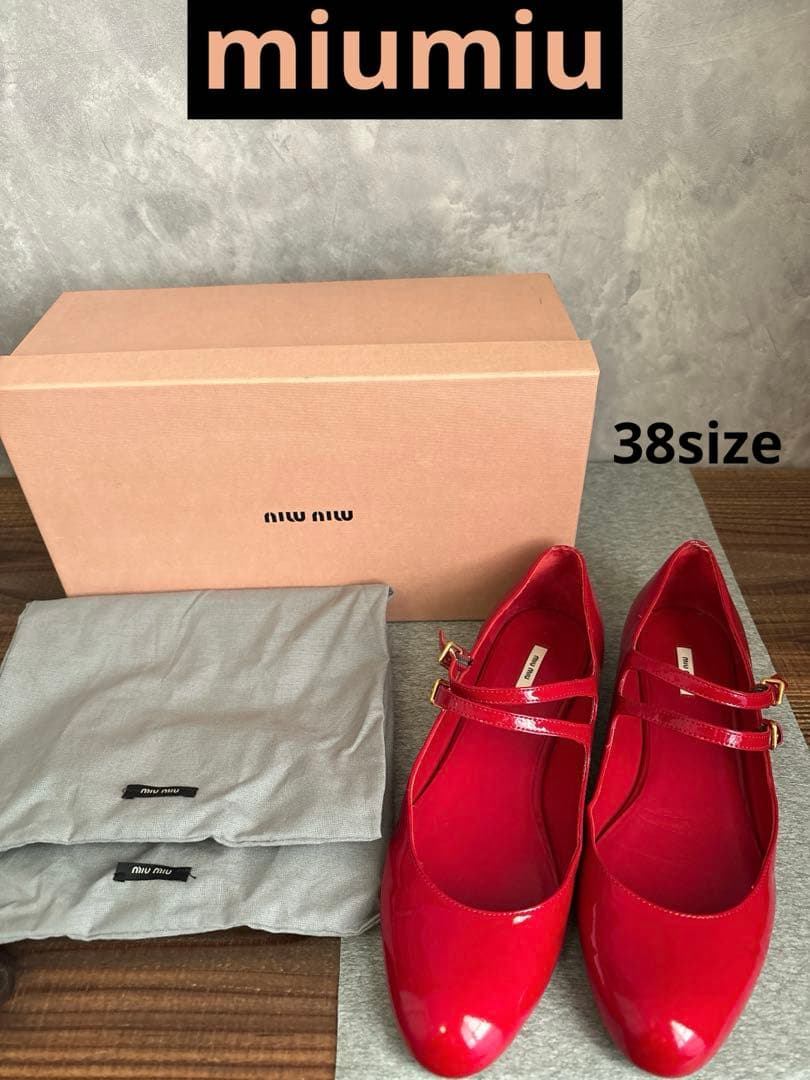 miu miu レッド フラットシューズ アンクルストラップ バレエ 楽天市場】【最大2万円OFFクーポン対象・3/1限定】MIUMIU ミュウミュウ