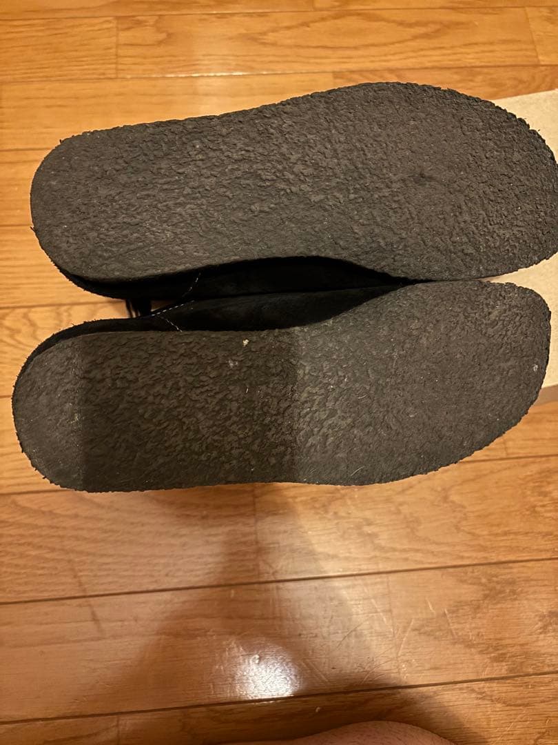 靴 24.5cm us7 uk6 STUSSY CLARKS WALLABEE