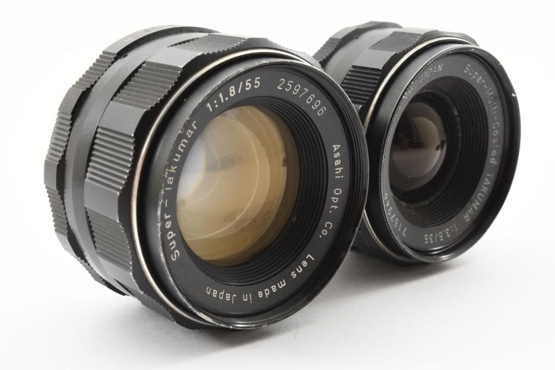 2点セット】Takumar 55mm F1.8 35mm F3.5 SO264