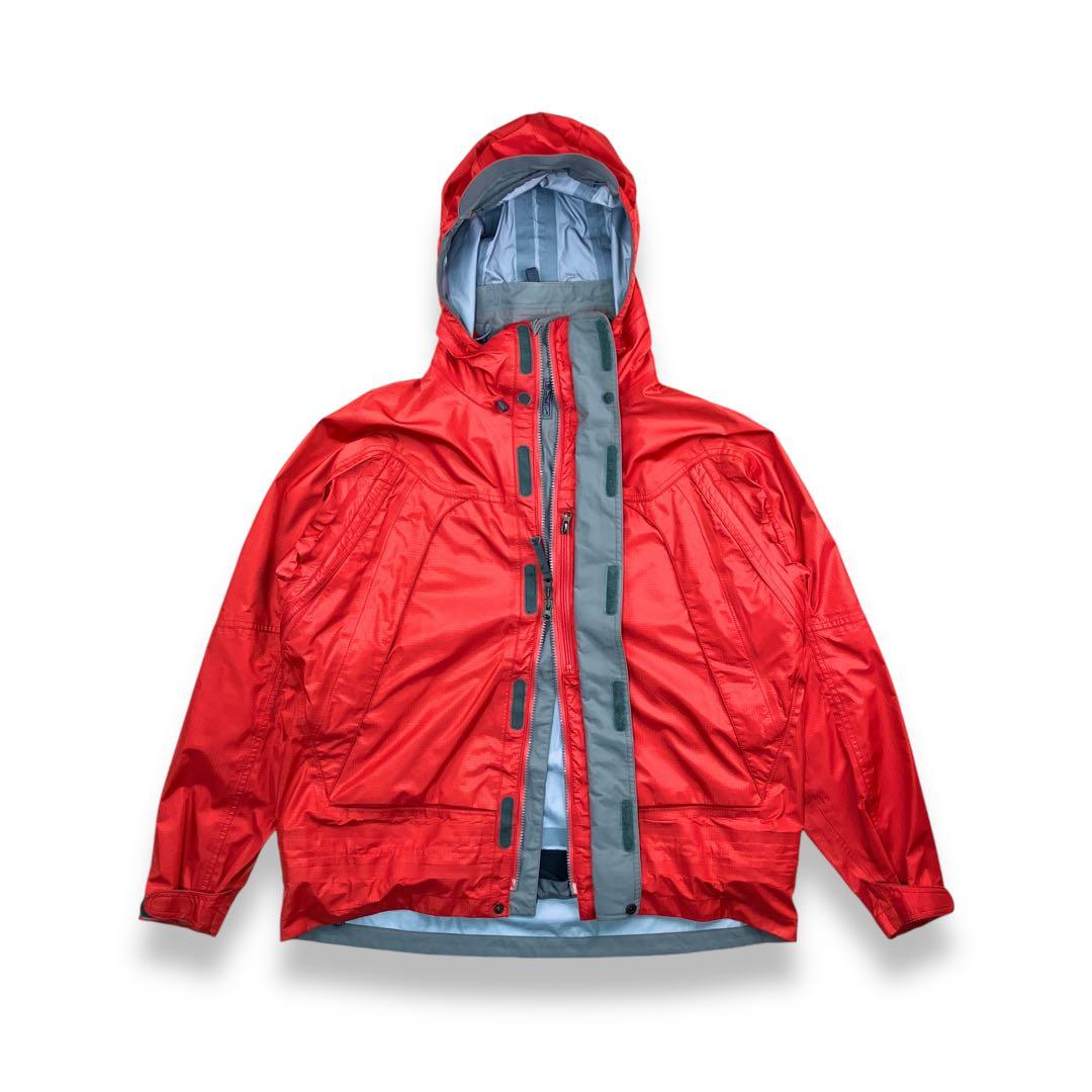 00s Y2K NIKE ACG ナイキ ナイロンシェルジャケット 赤 テック - メルカリ