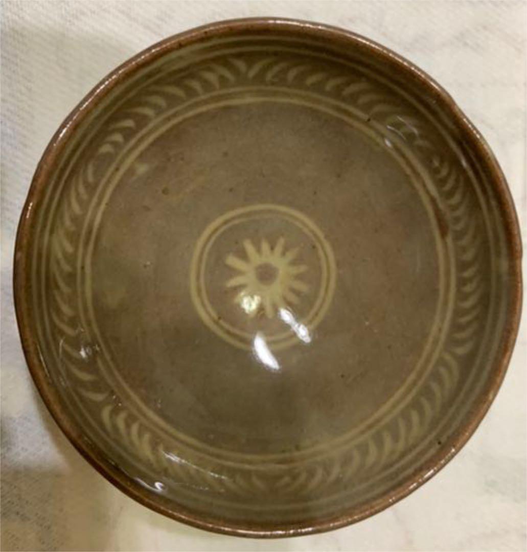 仁阿弥道八 作 三島手雲鶴文盃 - メルカリ