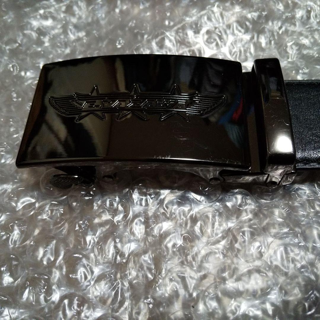 矢沢永吉様、スライドレザーベルト（羽ロゴ）ブラック、バックル仕様