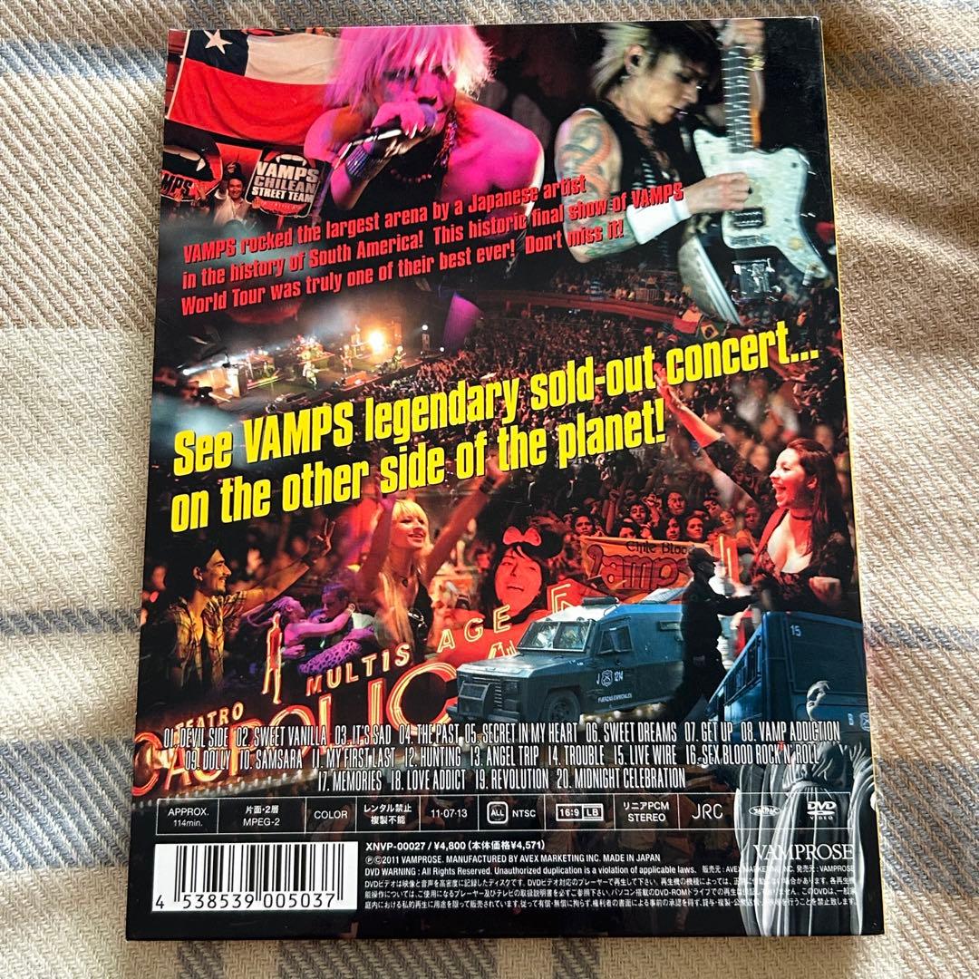 VAMPS LIVE 2010 WORLD TOUR CHILE DVD - メルカリ