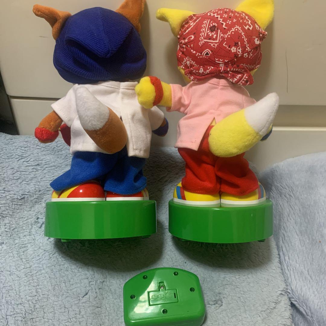 日清のどん兵衛25th 懸賞当選品 きつねとたぬきダンシングフィギュア