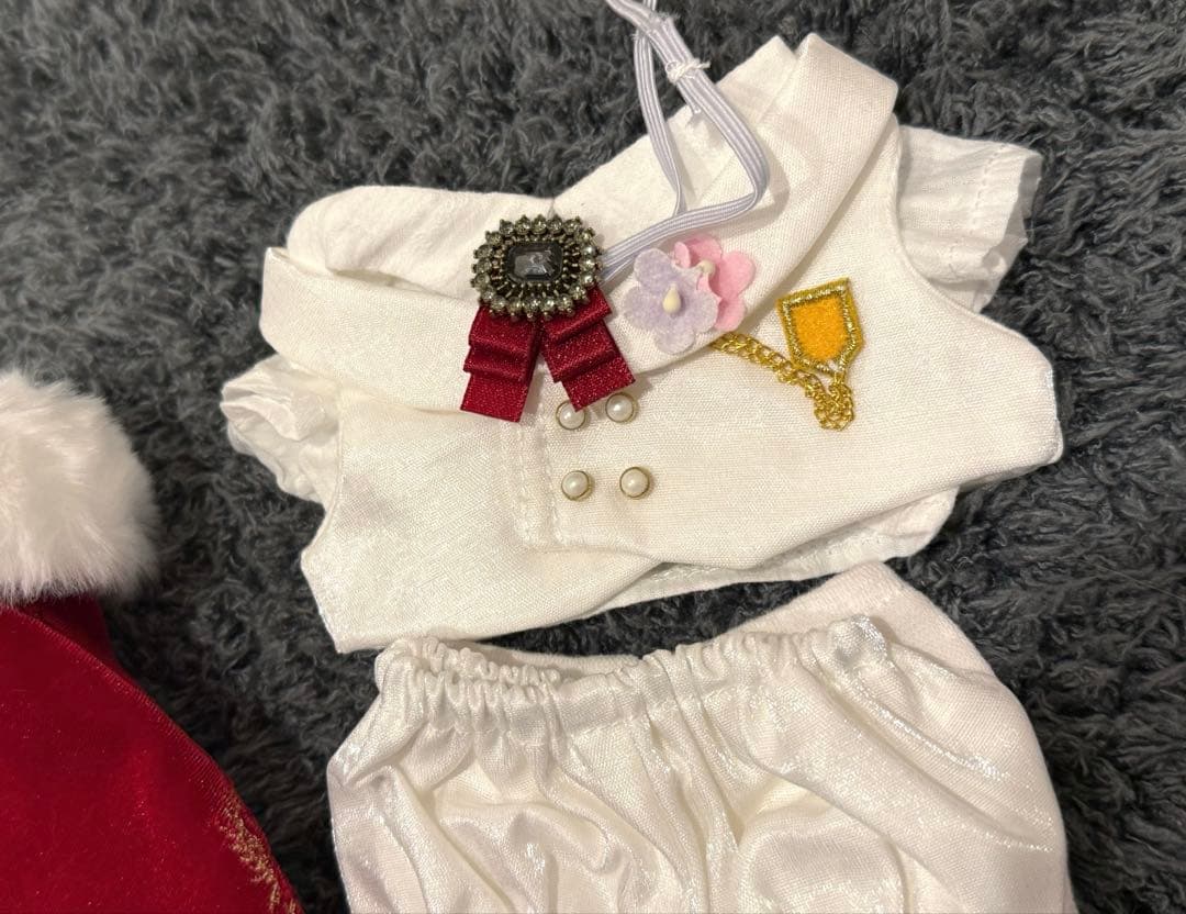 20cmレア限定マントアクセ小さい王子様服着せ替えぬいぐるみ服セット
