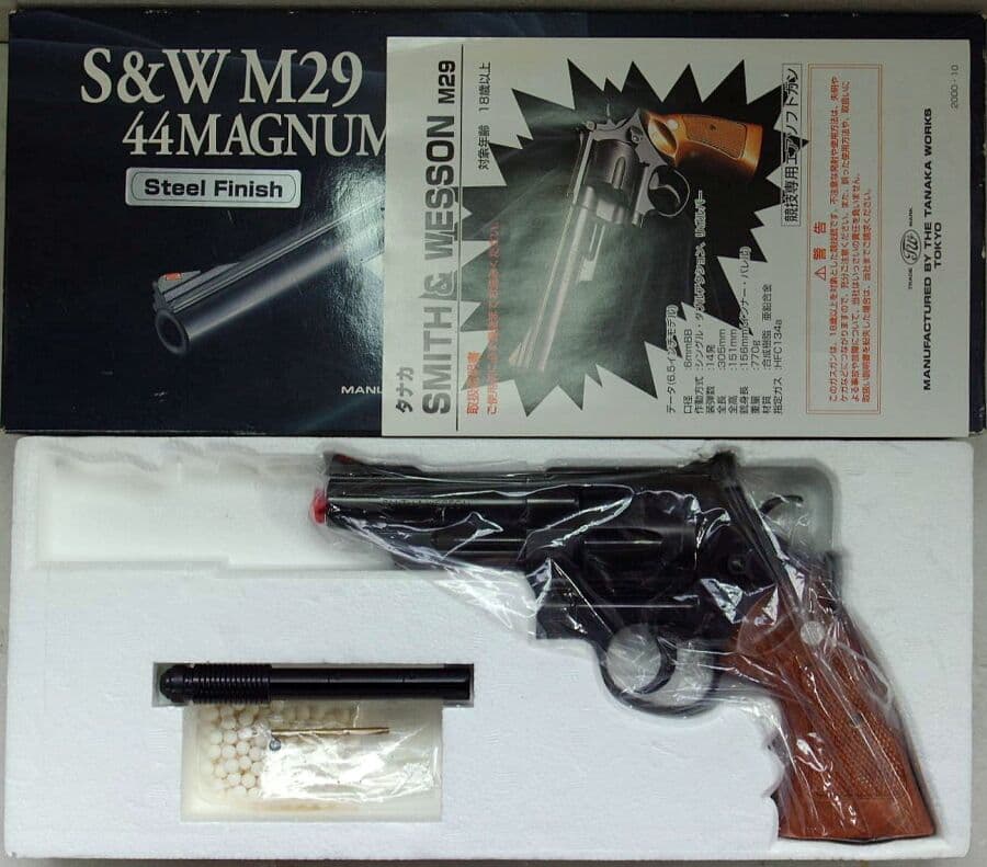 トイガン TANAKA S&W M29 44MAGNUM 4in Steel Finish タナカ】S＆W M29.44Mag 4in スチールフィニッシュ