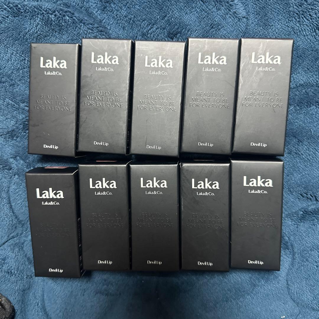 ラカデビル Laka Devil Lip リップスティック 10本セット全色 LAKA] Devil Lip Review: All Colors / See the Real Colors Here
