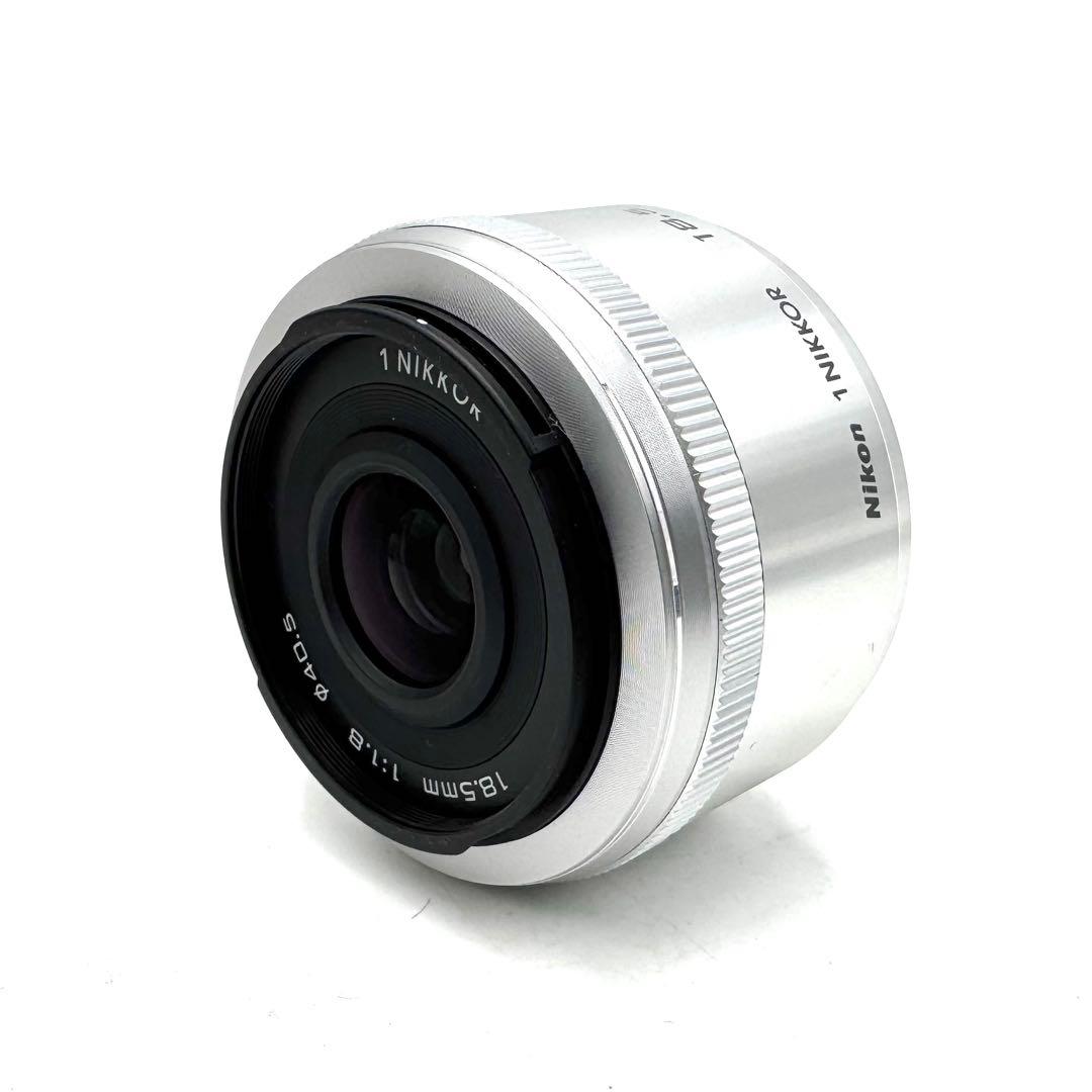動作良好 美品 Nikon ニコン 1 18.5mm F1.8 シルバー