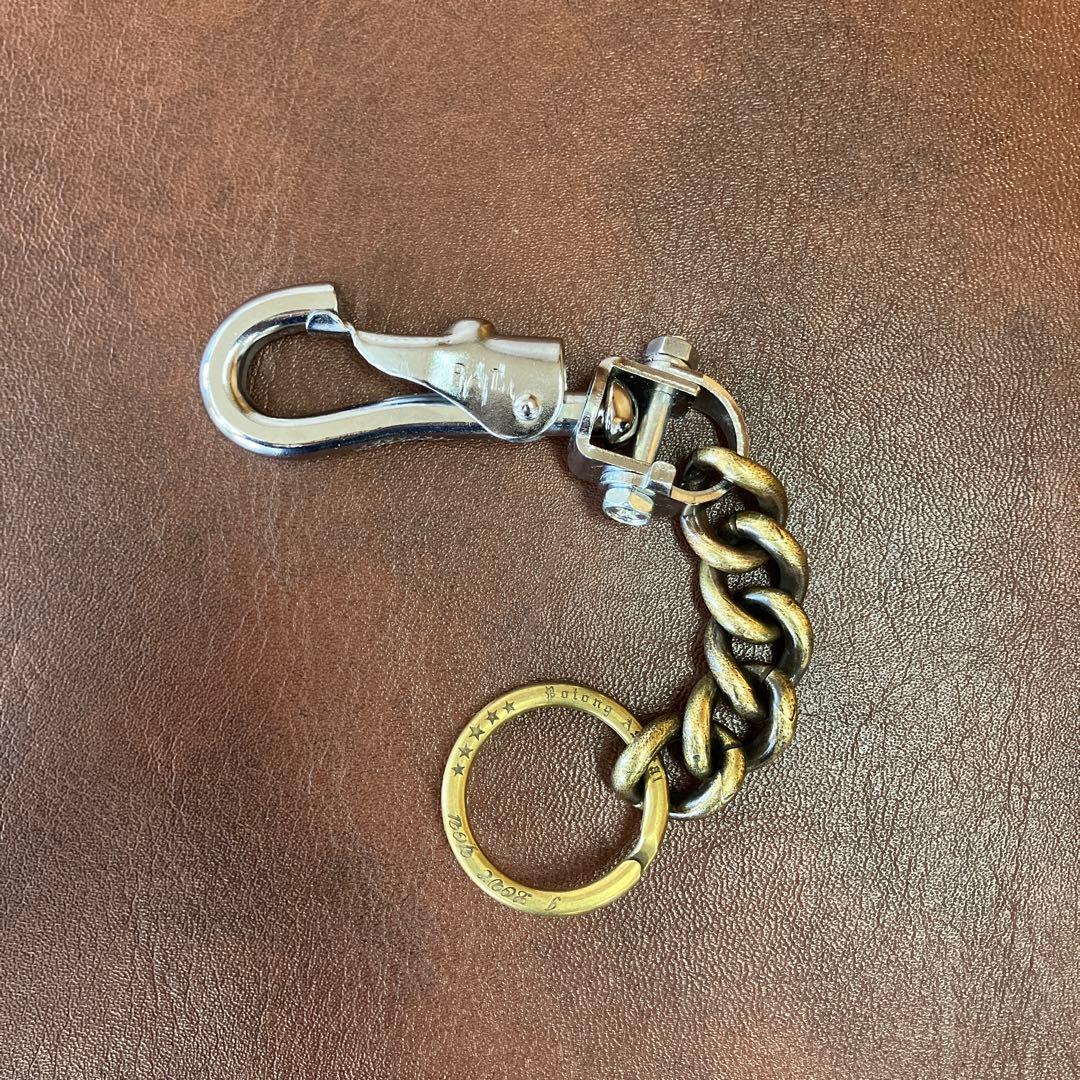 ヴィンテージカラビナ 1950年代復刻キーリング使用 キーチェーン 新品