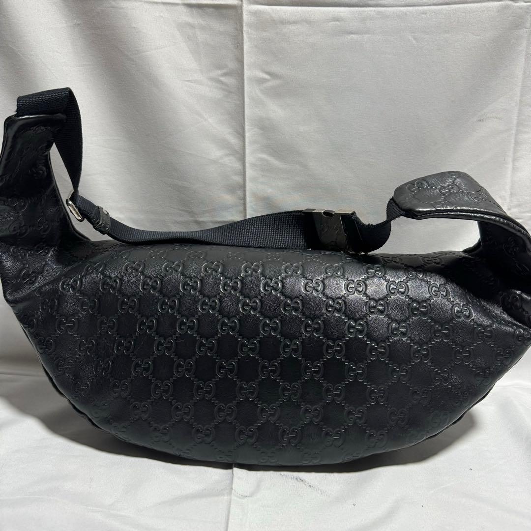 あーち様専用 GUCCI グッチ ボディバッグ シマ レザー シェリーライン