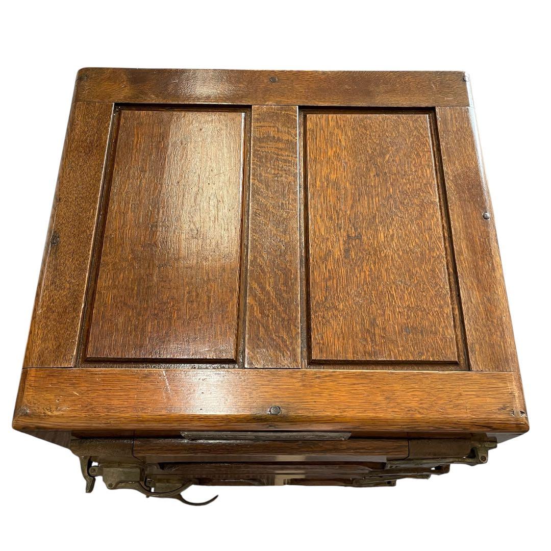 岩谷製 冷蔵器 木製冷蔵庫 アンティーク 氷冷蔵庫 古道具什器 昭和