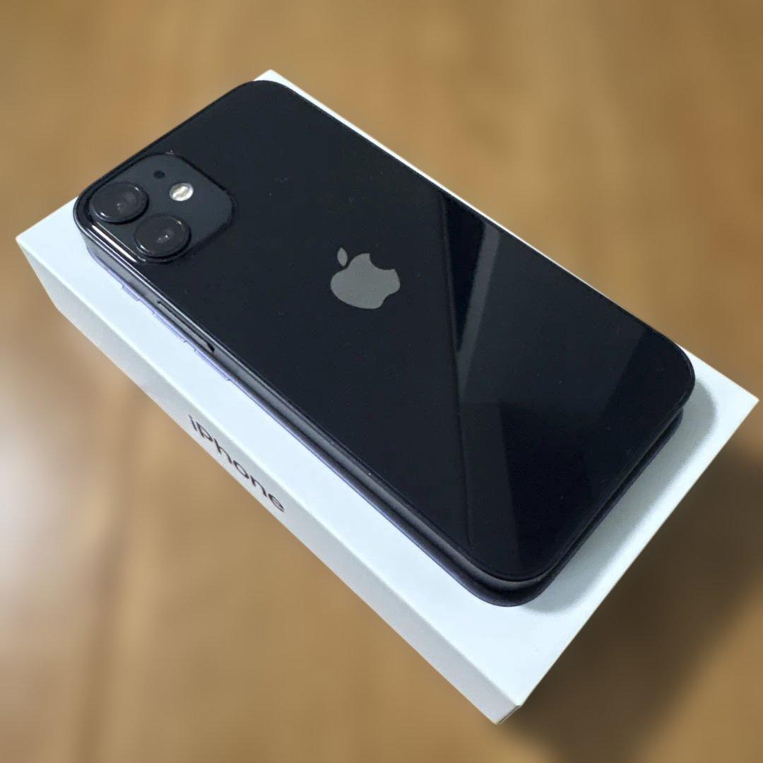 Apple iPhone 12 ブラック 本体と箱のセット - メルカリ