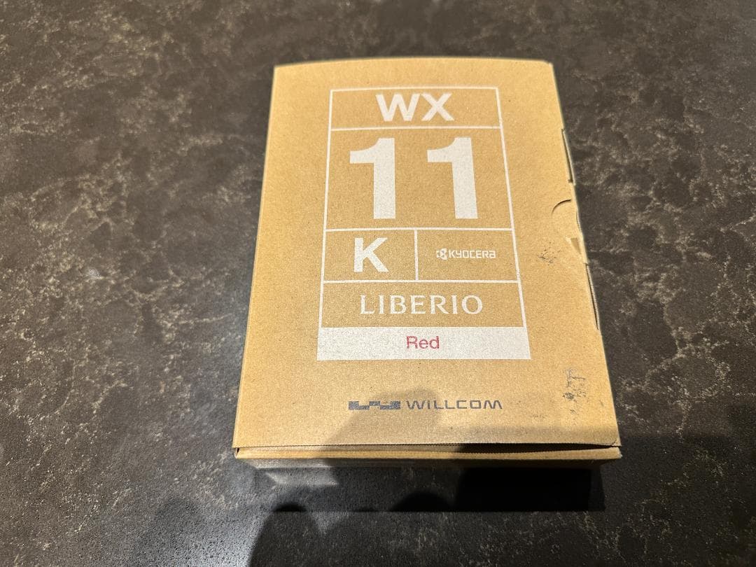 LIBERIO WX11K レッド PHS 本体 箱付き - メルカリ