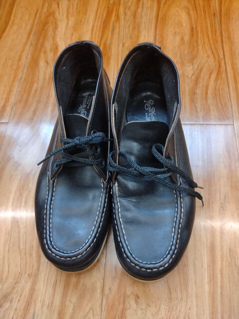 Russell Moccasin Co. ブラックモカシン 8インチ - メルカリ