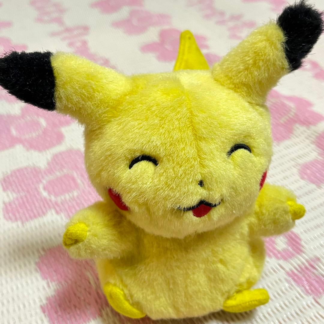 初期 初代 ピカチュウ ぬいぐるみ tomy にっこり バンザイ ポケモン