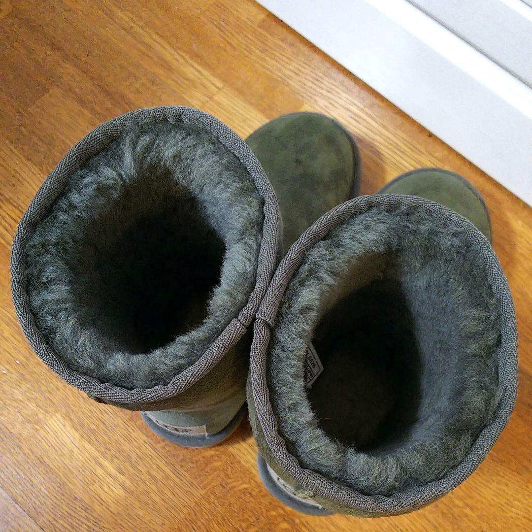 UGG アグ ムートンブーツ 緑 モスグリーン - メルカリ