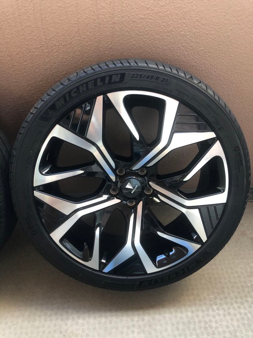 モデリスタ 21インチ アルミホイール・タイヤ4本セット クラウンクロス