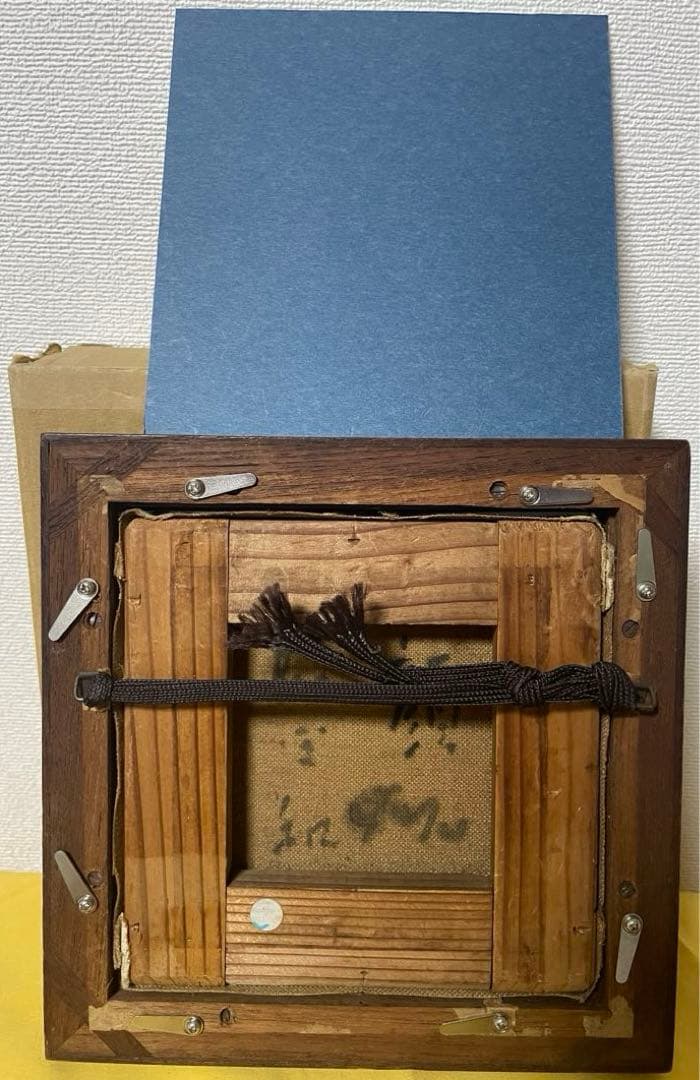 巨匠 脇田 和『顔』油彩 原画 約0号大 鬼貴重 真作保証 1