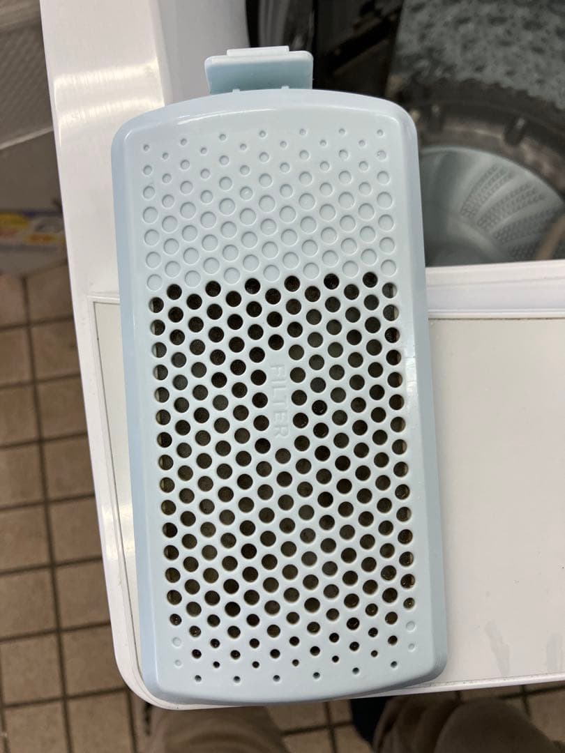 ホワイト縦型洗濯機本体　ニトリ2024年製　6.0kg