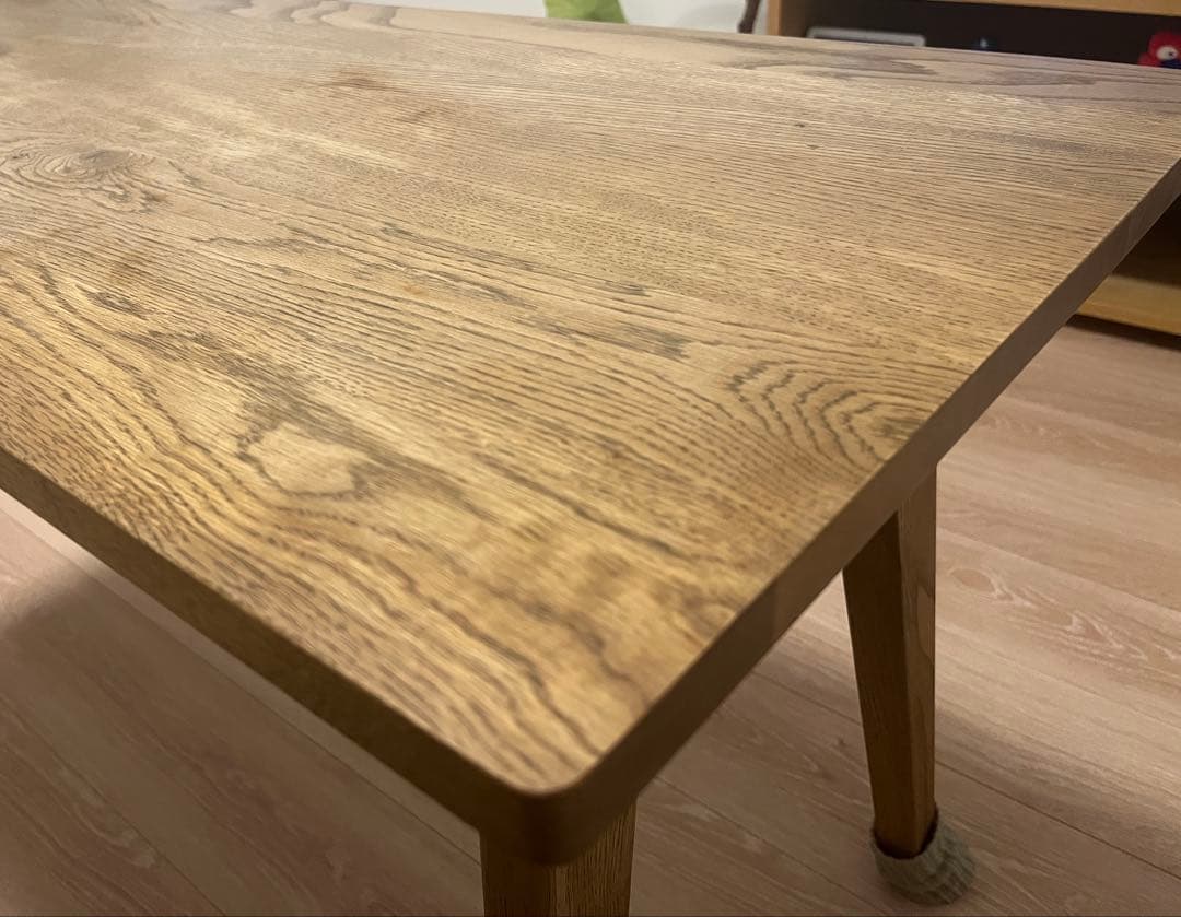 unico ADDAY(アディ)カフェテーブルW1000 オーク材高さ580cm - メルカリ